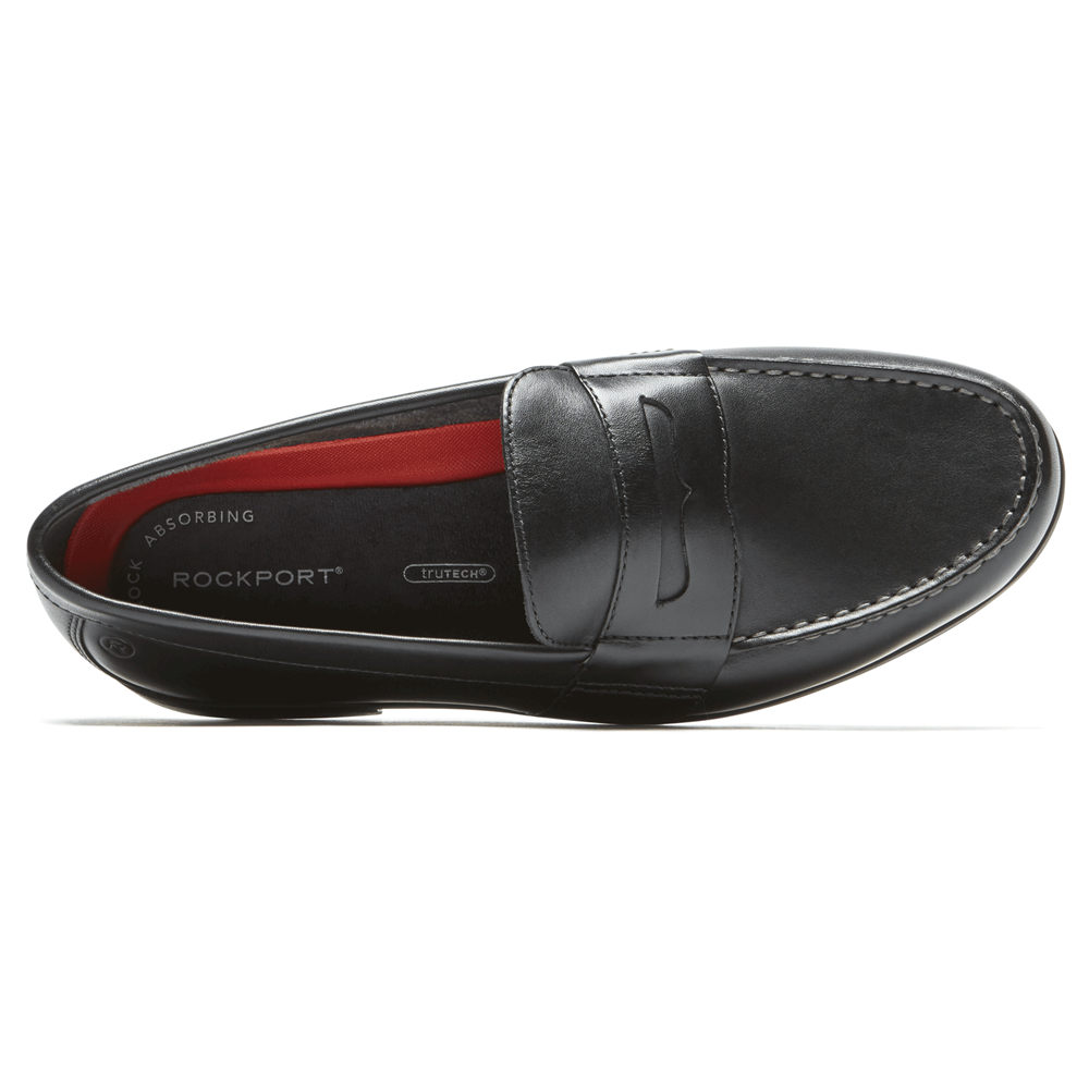 Rockport Mens Classic Lite 2 Penny - Loafers Black - IAH034589